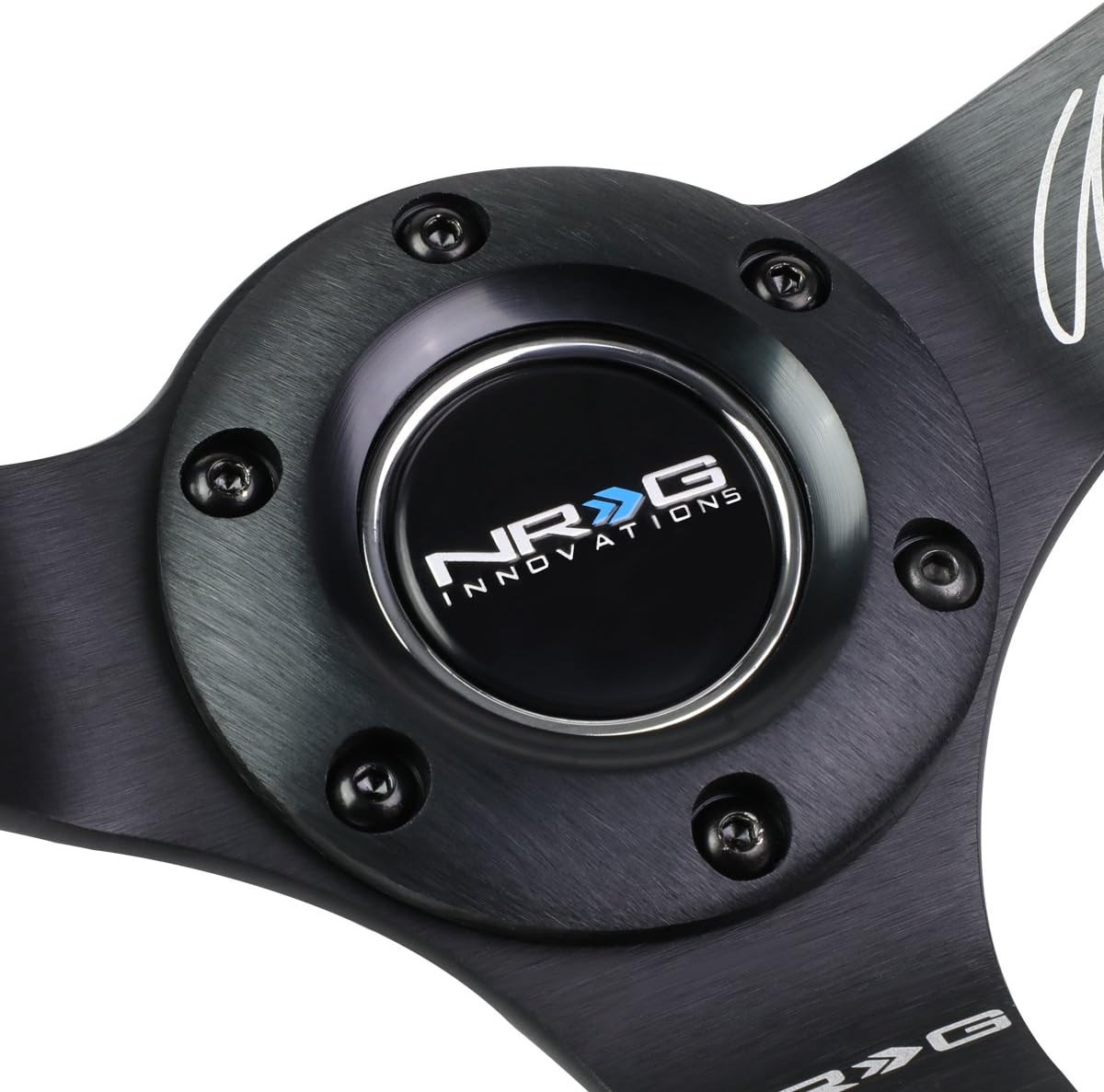 NRG Innovations RST-036MB-R Reinforced Steering Wheel (Odi Signature RACE STYLE - 350mm sport steering wheel)