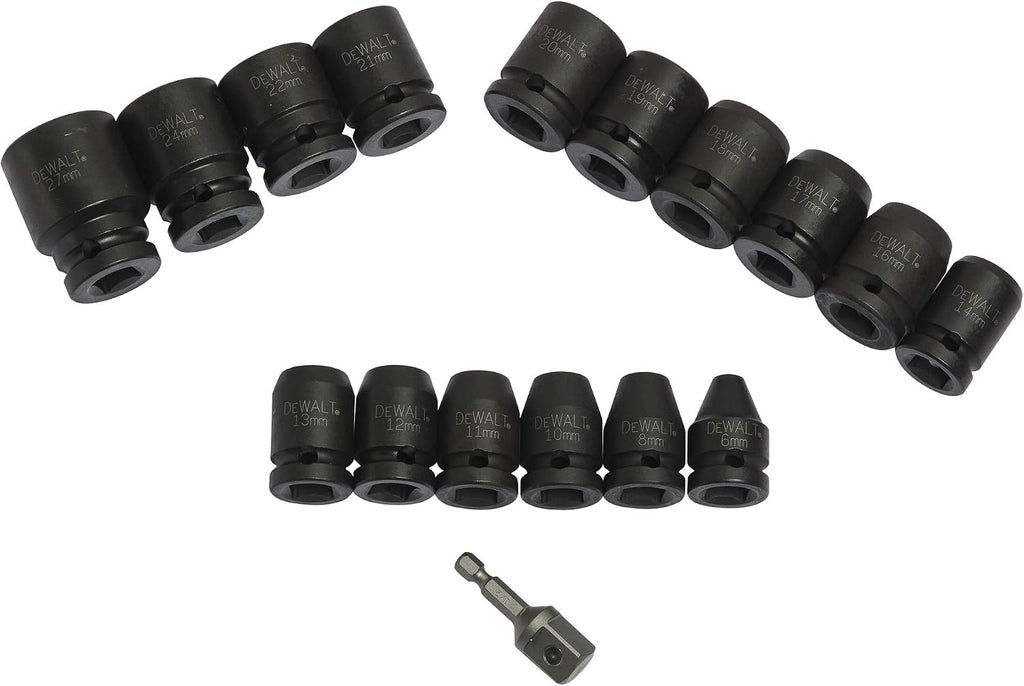 Dewalt DT7506QZ Impact Socket Set (17-Piece)