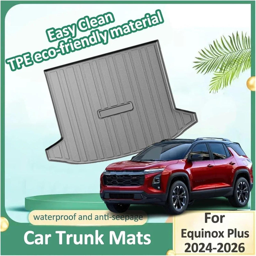 Car Trunk Mat Compatible for Equinox Compatible for Plus MK4 2024-2026 Trunk Rubber Cargo Liner Carpet Cover Floor Mats Cars Accessories