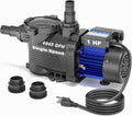 AQUASTRONG Above Ground Pool Pump High Flow Self Priming Swimming Pool Pumps with Filter Basket,Deep Blue