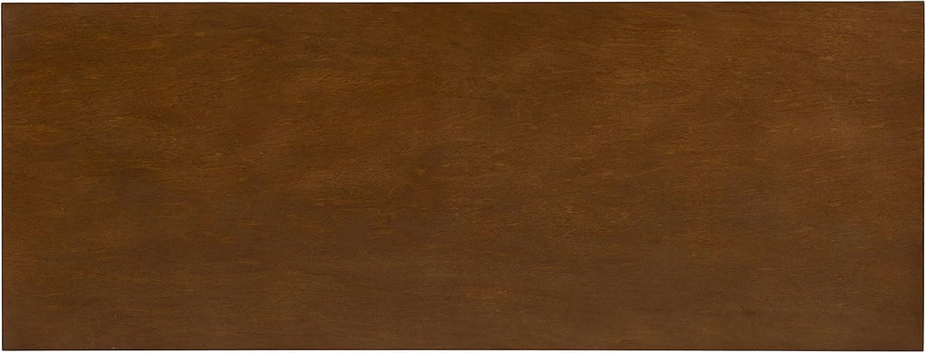 Linon Melissa Mid-Century Modern Walnut Console Table