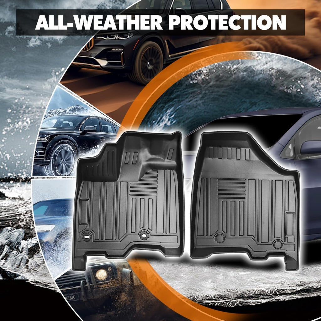 Fit for Sienna 2013-2020 Floor Mat 3 Rows Liners All Weather Custom Black TPE Car Mats Compatible for Toyota Sienna 2013 2014 2015 2016-2020 Accessories 1st, 2nd and 3rd Row（7 Passenger Model）