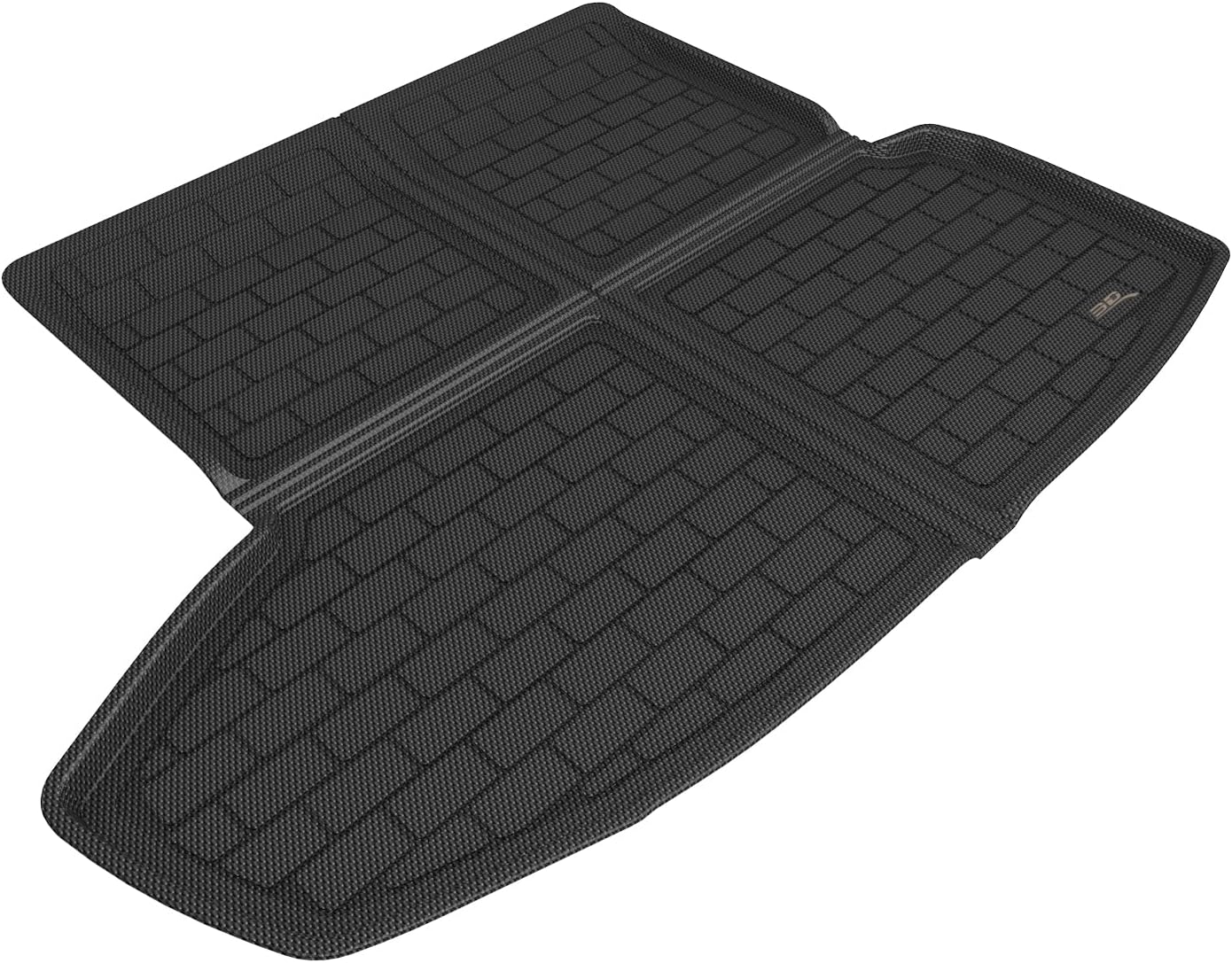 3D MAXpider Custom Fit Kagu Cargo Liner (Black) Compatible with Tesla Model S 2021-2026 - Cargo Liner