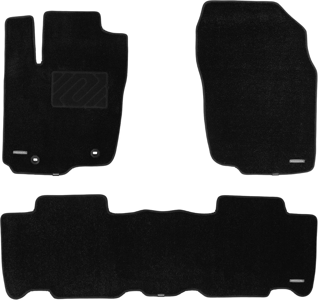 WENNEBIRD Superior Carpet Floor Mats for 2013-2018 Toyota RAV4, 0.5-Inch Ultra-Thick, Noise-Reducing, All-Weather Waterproof Anti-Slip – 3-Pc Set