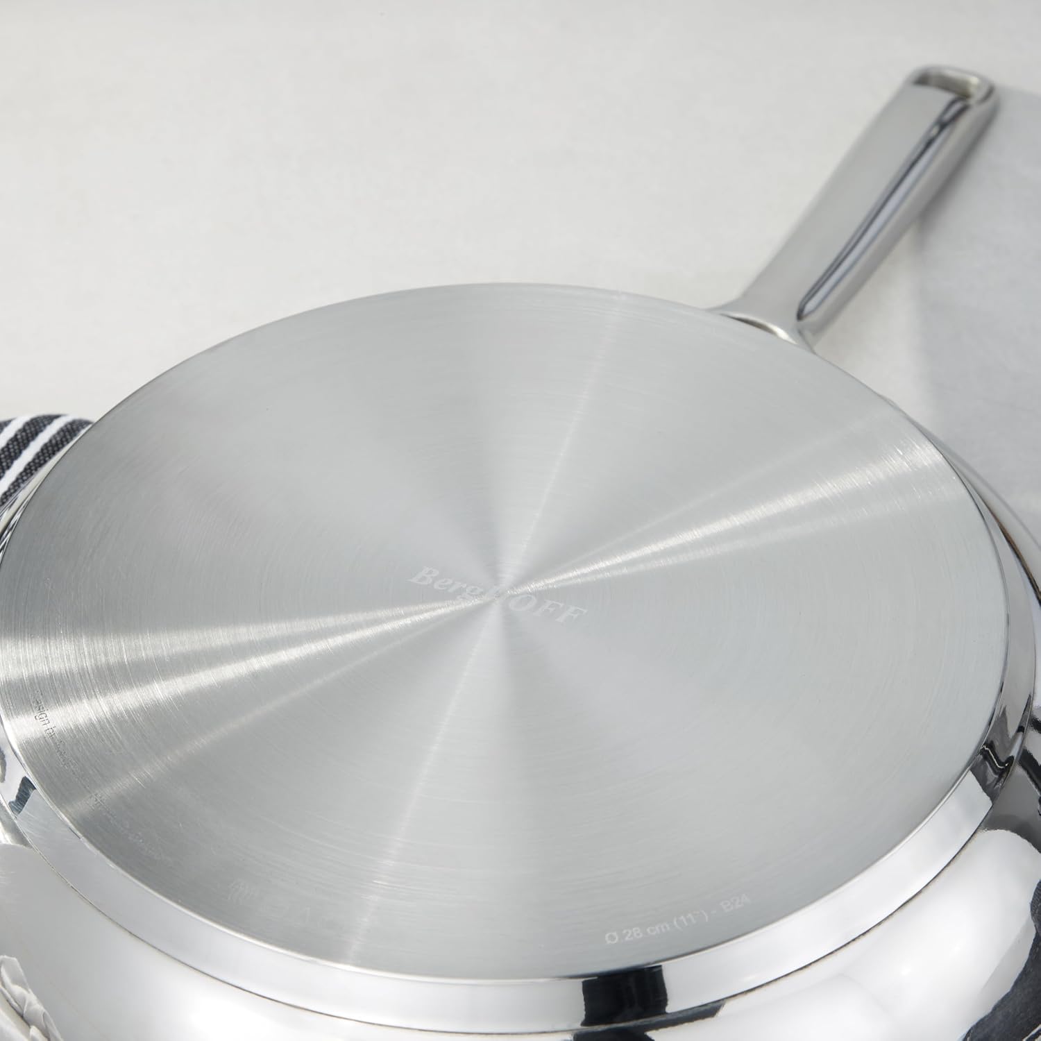 Berghoff DiNA Helix Recycled 18/10 Stainless Steel 11' Frying Pan