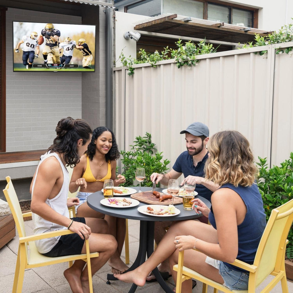 Peerless-AV 65'' Neptune Partial Sun Outdoor 4K HDR Smart TV w/Free Outdoor Tilting Wall Mount, WPTV653