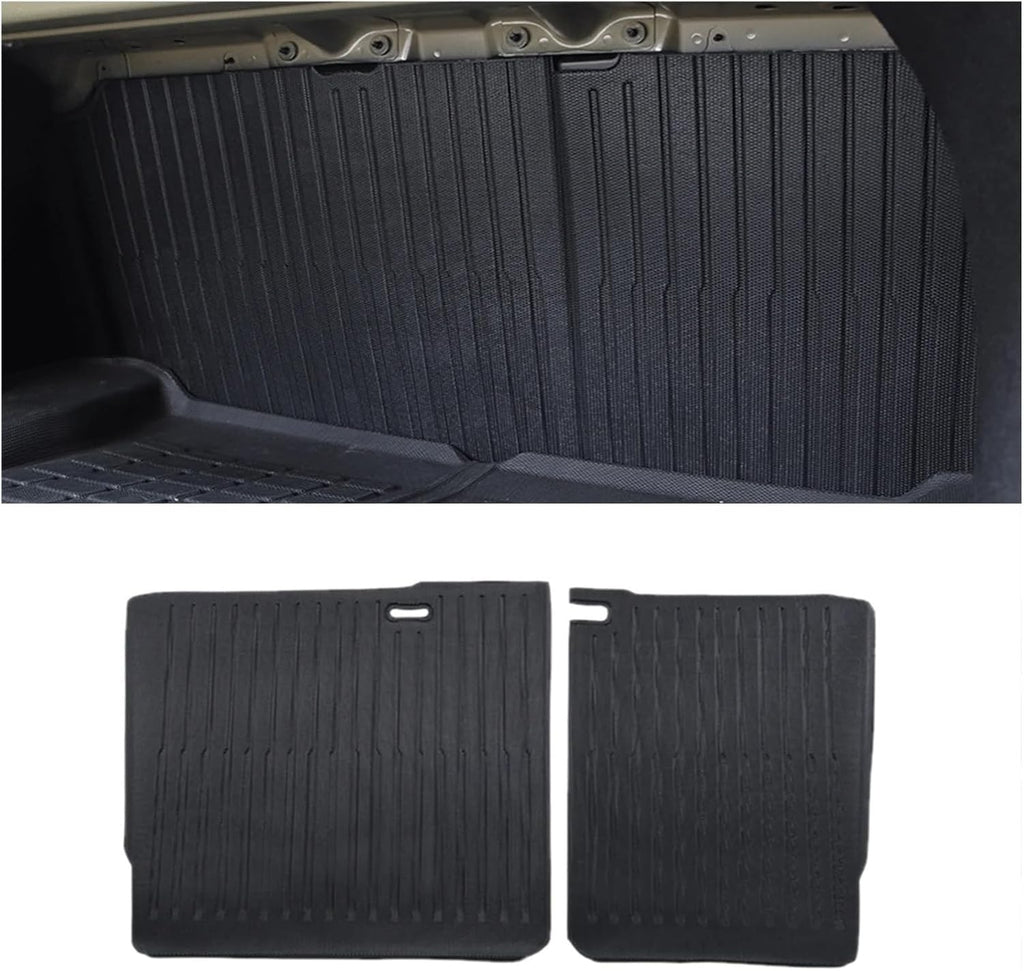 3D Floor Mats Compatible with Tesla Model 3 Highland 2024, All Weather Waterproof LHD XPE Front Rear Trunk Cargo Liner Mat Accessories(8PCS Floor Mats)