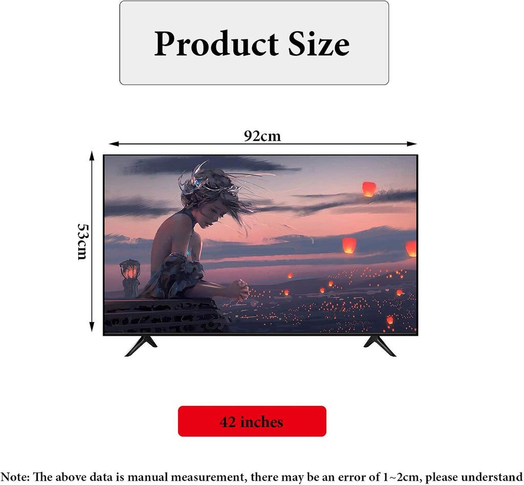 Ultra HD LED TV 4K Smart WiFi Network TV with HDMI USB SD and AC/DC Input LCD LED Flat-Screen TV 55 inch (Smart Version 42 inch)