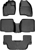 SMARTLINER Custom Fit Floor Mats 3 Row Liner Set for 2011-2014 Ford Explorer