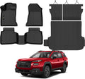 Floor Mats Custom for Subaru Outback 2026 Trunk Mat with Backrest Mat All Weather TPE Full Set Liners Cargo Protector for Outback 2026 Accessories, Black