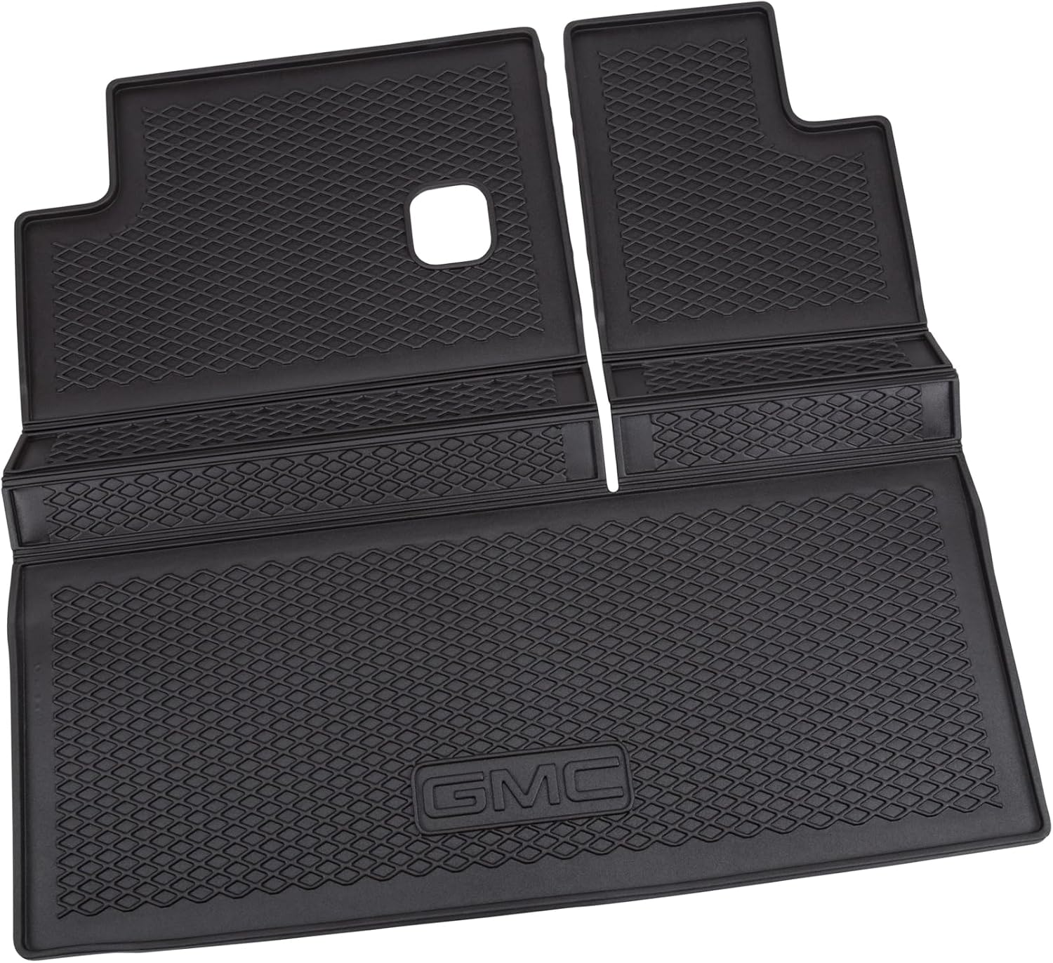 GM Accessories 23190664 Cargo Area Liner in Black with GMC Logo