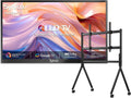 SYLVOX Outdoor TV with Rolling Stand, 65 inch Smart QLED TV, 2000 Nit Full Sun, Weatherproof, 4K UHD, IP56 Waterproof, Commercial Grade (2026 Model)