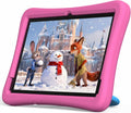 plimpton Kids Tablet 10 Inch - Upgraded Android 15 Tablet for Kids with Case Included, Octa-Core, Google Kids Space, Parental Control, 4GB+64GB, WiFi, BT5.3, YouTube, Great Gift for Toddler (Pink)
