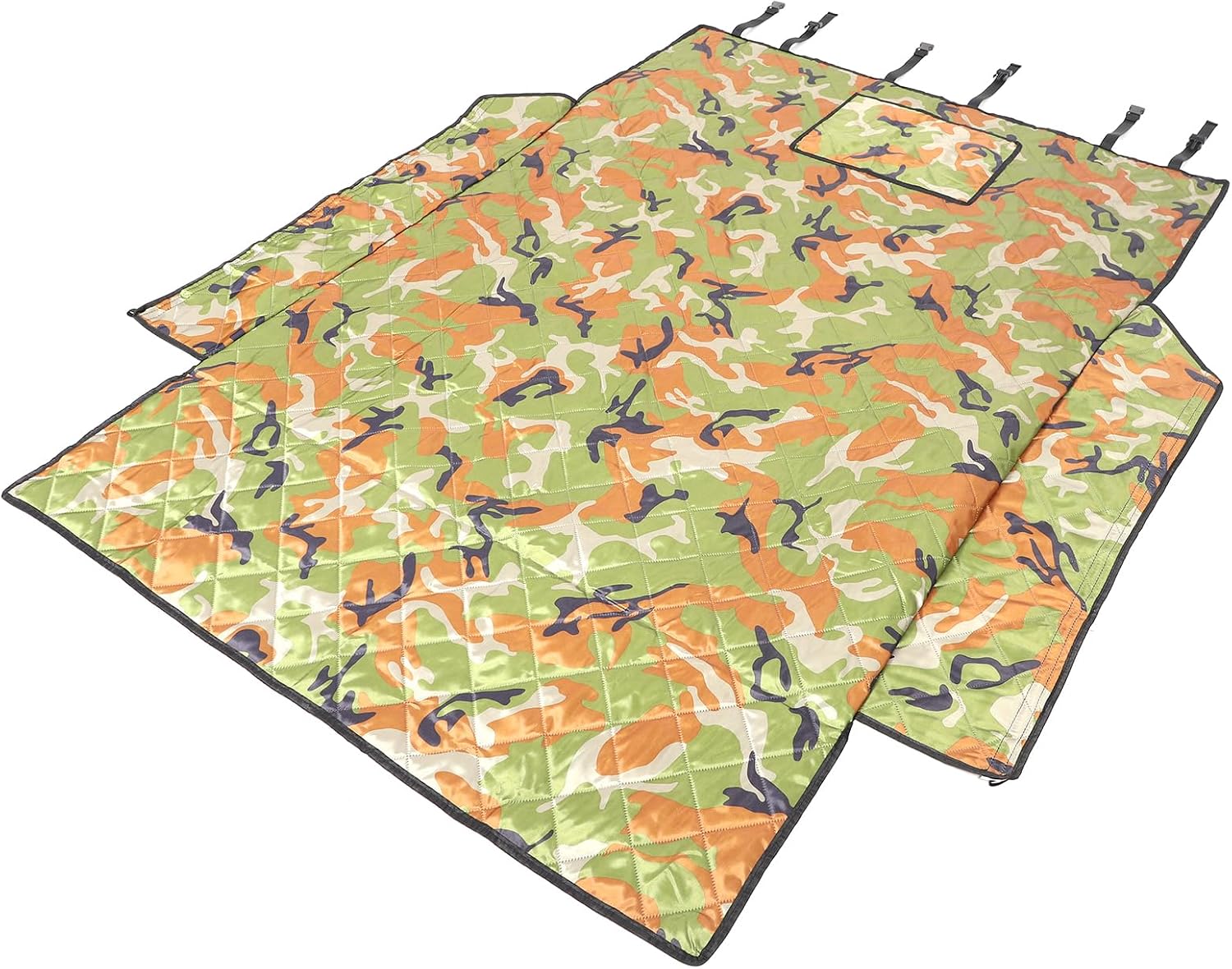 All-Protection Cargo Mat Liner for Hummer EV Accessories Rear Trunk Cargo Liner Floor Mat Cargo Liner for Dogs for Hummer EV SUV 2024 2025+ Heavy Duty 3D Waterproof Protect (Camouflage)