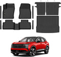Floor Mats Custom for Nissan Kicks 2025 2026 SV/SR (Not for S) Cargo Liner with Backrest Mat All Weather TPE Rubber Full Set Floor Liners Trunk Mat for Kicks Automotive Accessories, Black