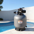 VEVOR Sand Filter, 18-Inch, 40 GPM Above Inground Swimming Pool Sand Filter System, with 7-Way Multi-Port Valve, Backwash, Rinse, Recirculate, Waste, Winter, Closed Modes, for Above In Ground Pools