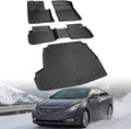 Floor Mats Compatible with Hyundai Sonata 2011-2014,All Weather Protection Duarble TPE Cargo Liner Accessories Compatible with Hyundai Sonata 2011 2012 2013 2014