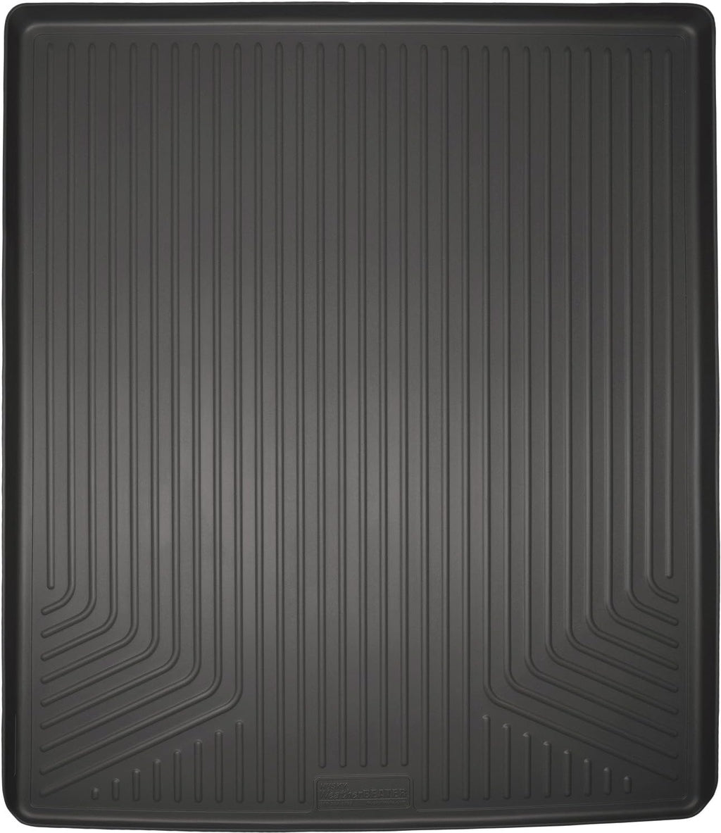 Husky Liners Weatherbeater Cargo Liner | Fits 2015-2020 Cadillac Escalade ESV/Chevrolet Suburban/GMC Yukon XL Behind 2nd Seat | 1-pc Black - 28231