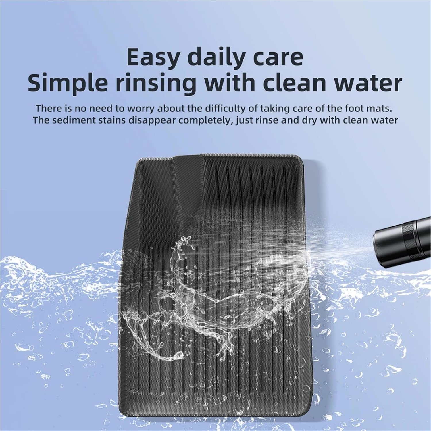 for Tesla Model X 2023 2024 TPE 3D Car Floor Mats Cargo Liner Trunk Pad Waterproof Protective Left Rudder(New 6MODELX5PCS)
