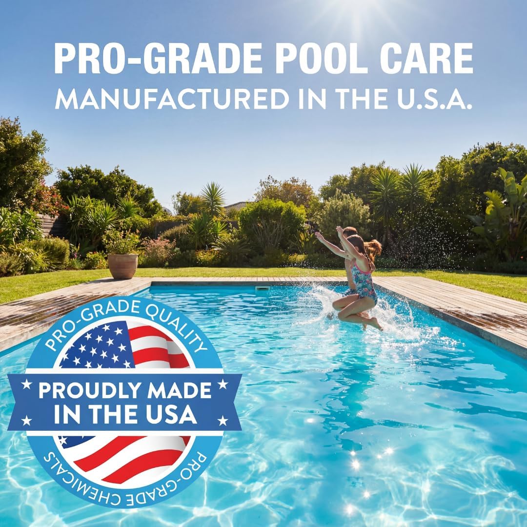 PH Reducer for Pools 45lb Bucket – Sodium Bisulfate Dry Acid for Swimming Pools, Spas & Hot Tubs, Lowers pH and Alkalinity, Prevent Cloudy Water & Balance pH Levels (45 Pounds)