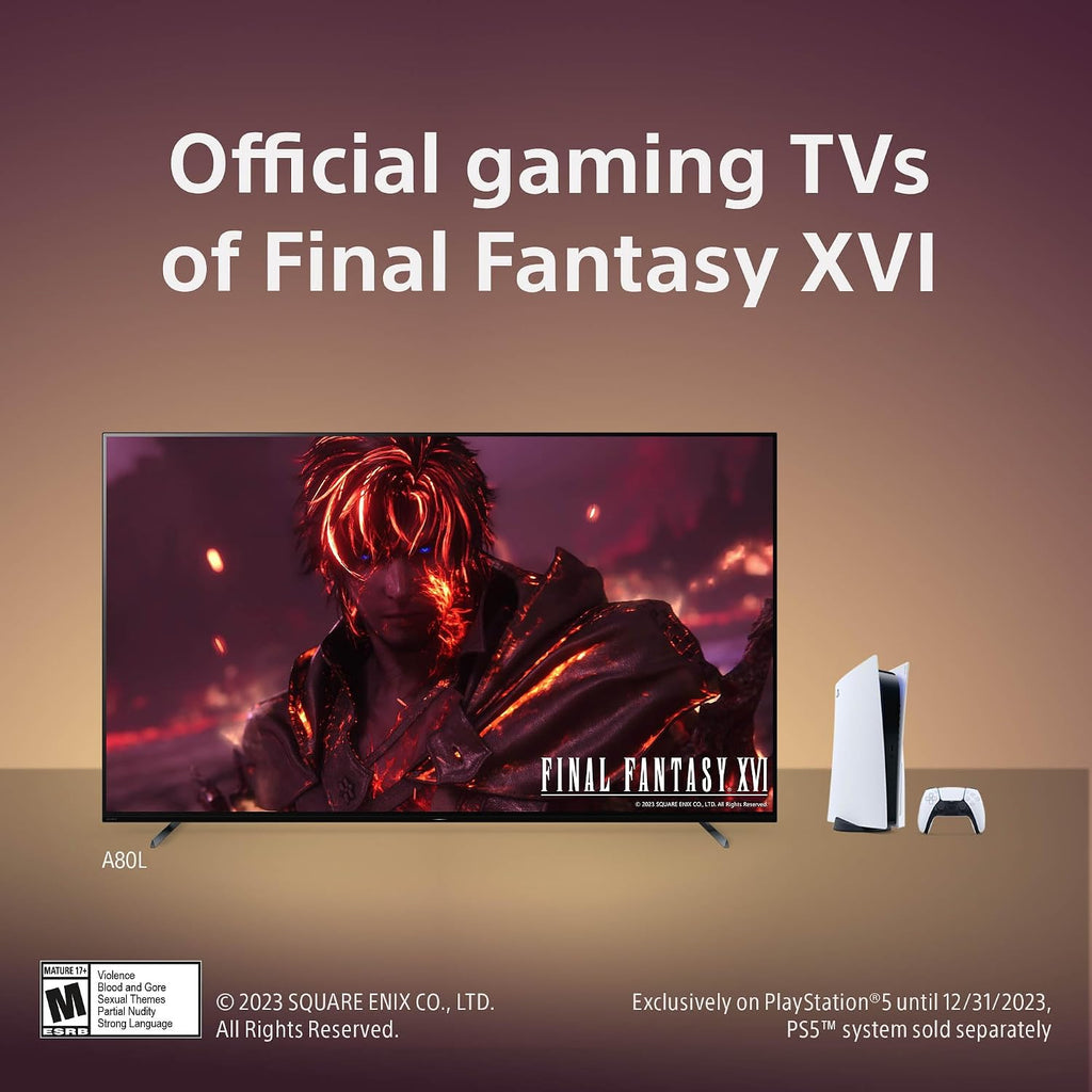 Sony OLED 83 inch BRAVIA XR A80L Series 4K Ultra HD TV: Smart Google TV with Dolby Vision HDR and Exclusive Gaming Features for The PlayStation® 5 XR83A80L- 2023 Model,Black