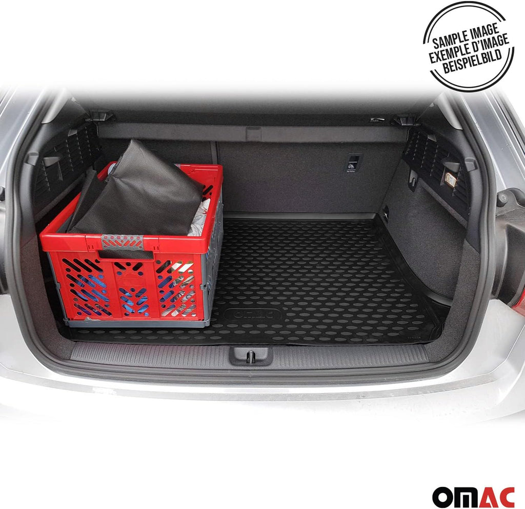 OMAC Custom Floor Mats & Cargo Liners for Honda Element 2003-2008 Black 4 Pcs