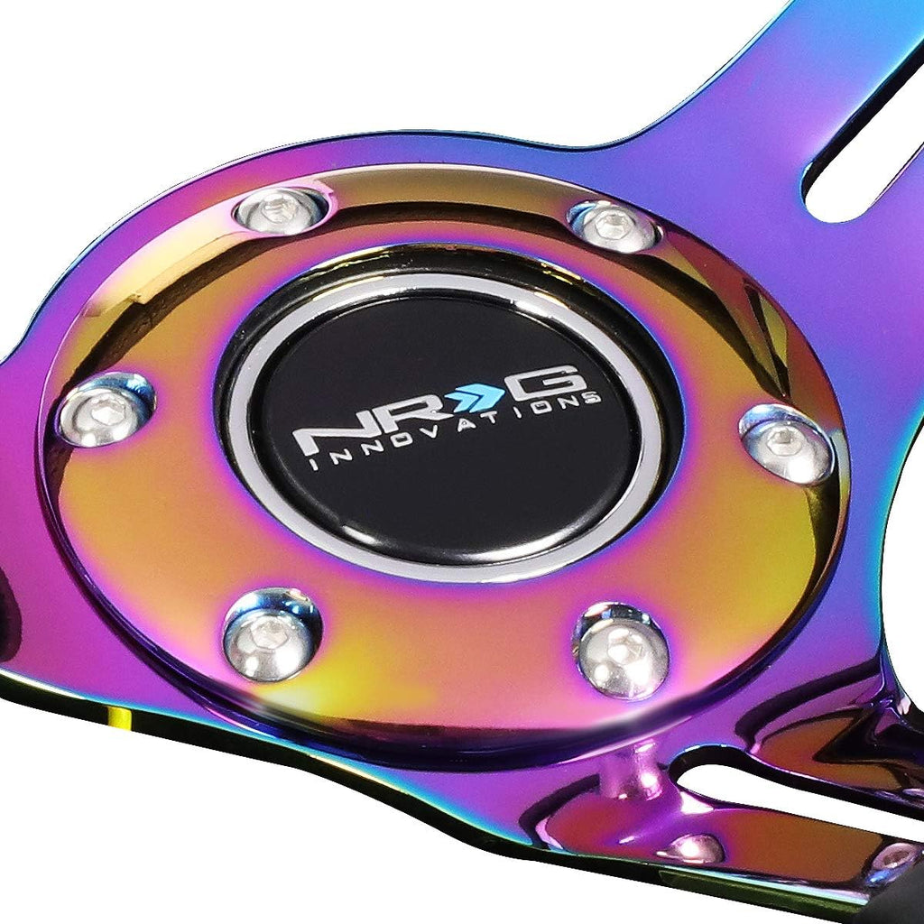 NRG REINFORCED STEERING WHEEL RST-018R-MCBS + USPL STICKER