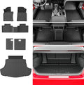 xipoqix Floor Mats Cargo Mat Backrest Mats Compatible with 2025 2026 Toyota Camry Cargo Mat TPE Floor Liners Replacement for 2025 2026 Toyota Camry Accessories (Trunk Mat+Backrest Mats+Floor Mats)