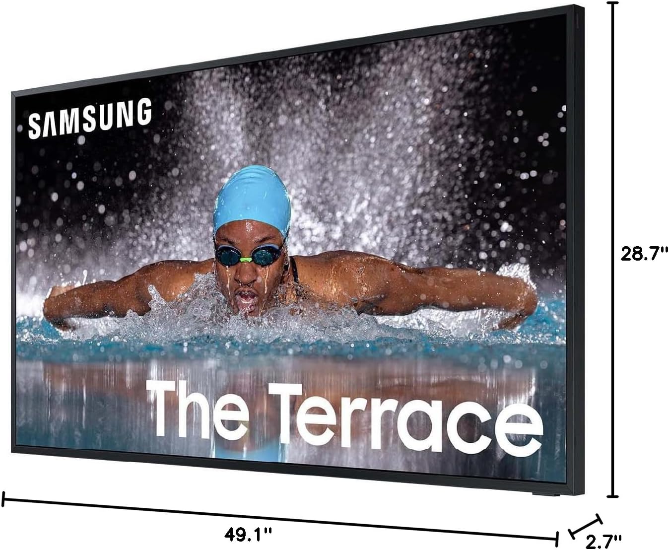 Samsung QN55LST7DAFXZA 55 Inch The Terrace Neo QLED Partial Sun TV with 6 Year Amber Protection Plan (2024)