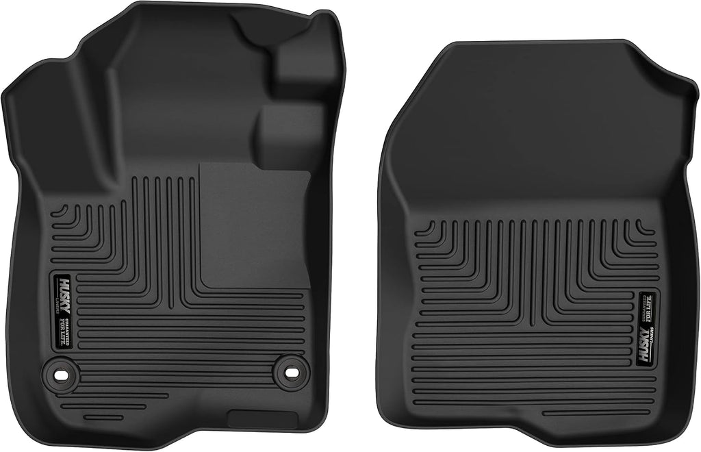Husky Liners X-act Contour Floor Mats | Fits 2024-2026 Honda CR-V (Includes Hybrid Models) | Front Row, 1-pc Black - 50781