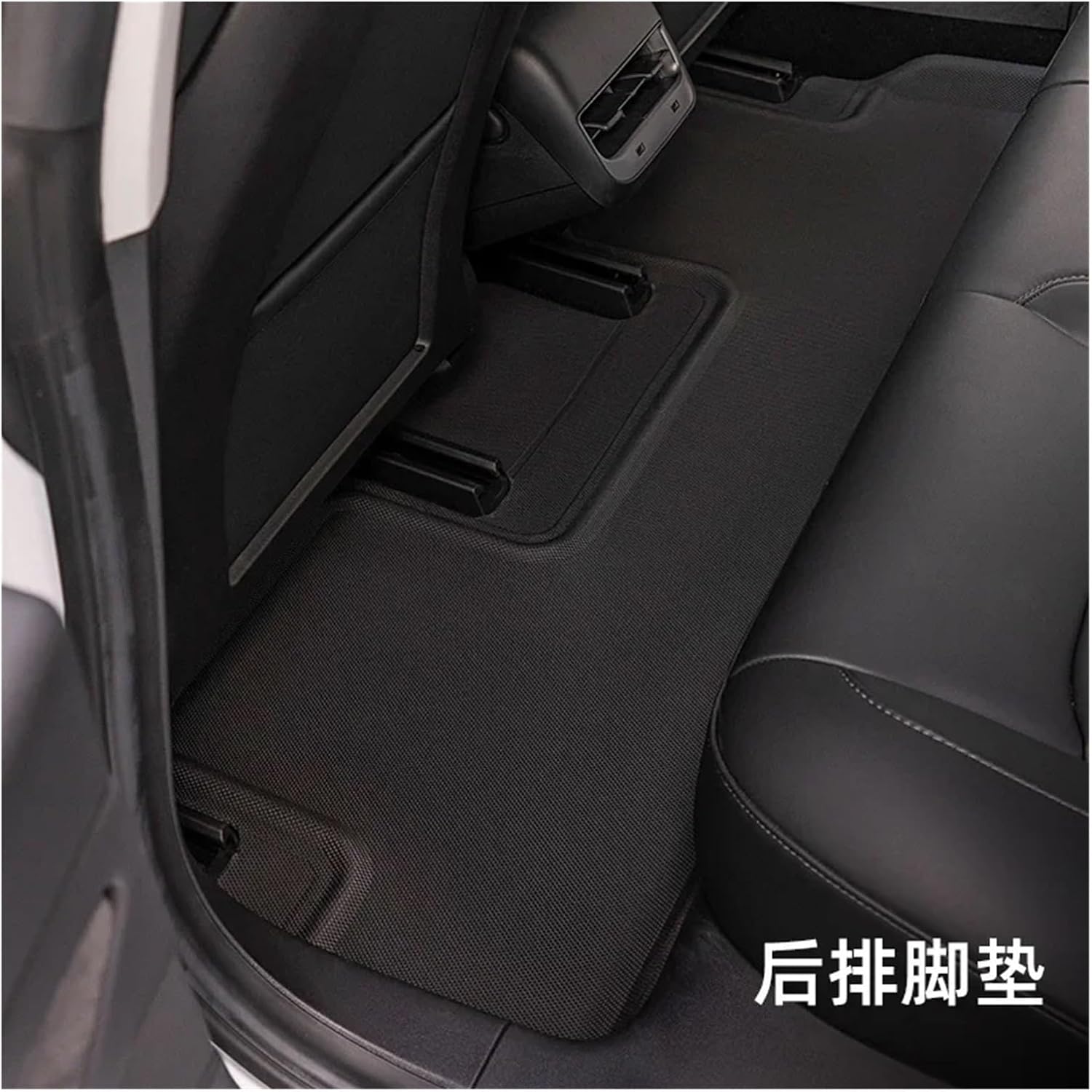 Auto Parts Compatible with Tesla Model 3 Highland XPE Floor Mats Trunk Mats All Weather Front Rear Cargo Liner Mat, Waterproof Anti-Slip Foot Pads(RHD Double mats)