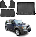 OMAC Custom Floor Mats & Cargo Liners for Honda Element 2003-2008 Black 4 Pcs