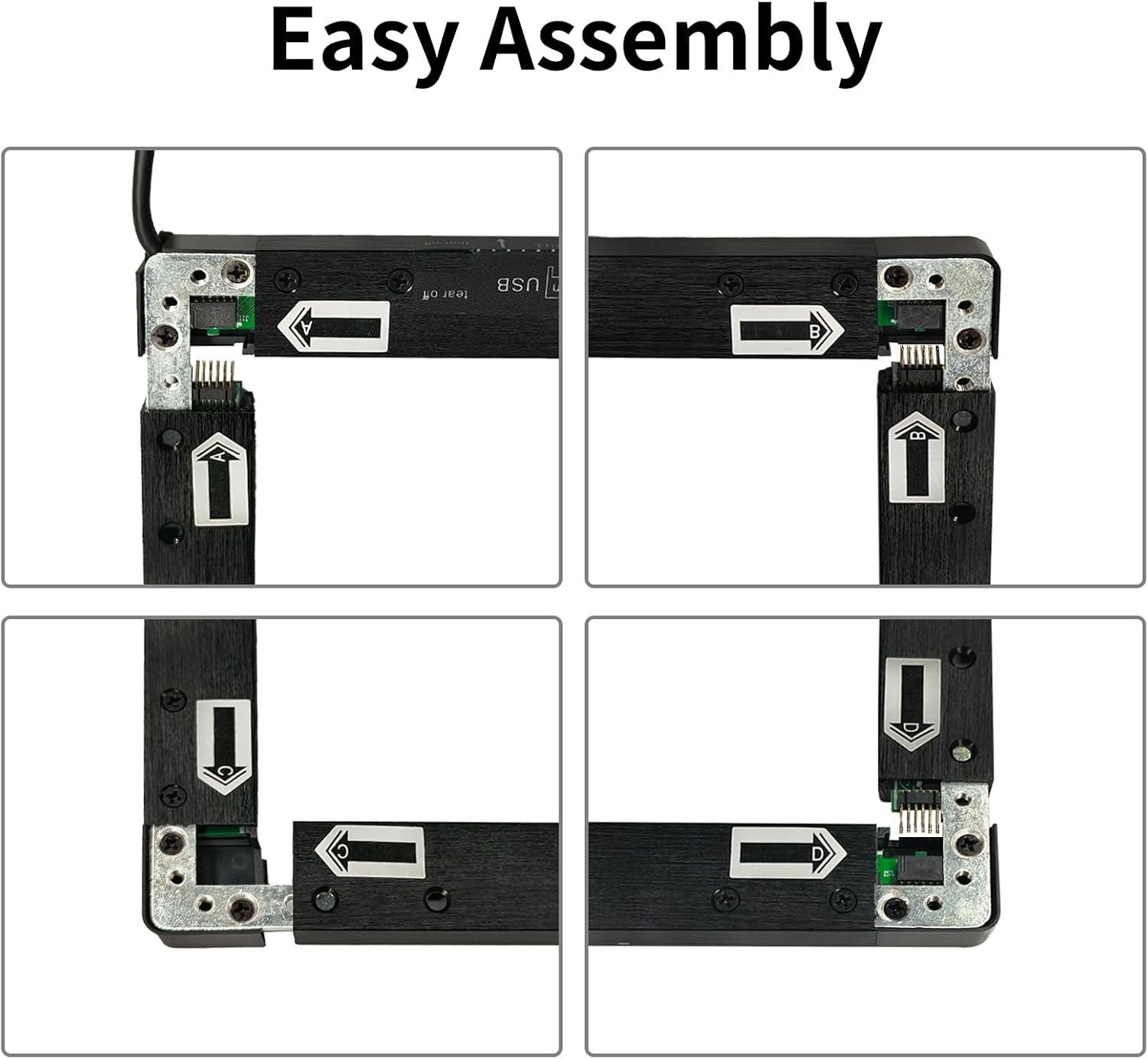 43 Inch 20 Points Infrared Touch Frame, Interactive USB Interface IR Touch Screen Overlay Use, Driver Free Intelligent, Suitable for Digital Signage