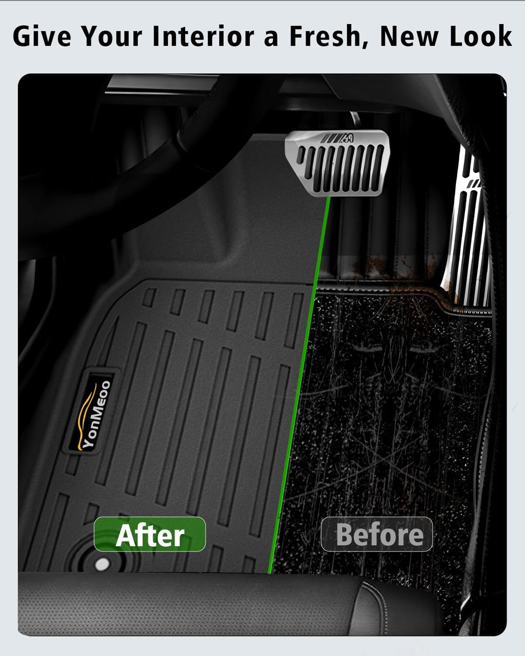 Floor Mats & Trunk Mat Custom Fit for Toyota Camry 2025 (Include Hybrid) All Weather TPE Rubber Cargo Liner Anti-Slip Full Set Automotive Floor Liners for Camry Accessories