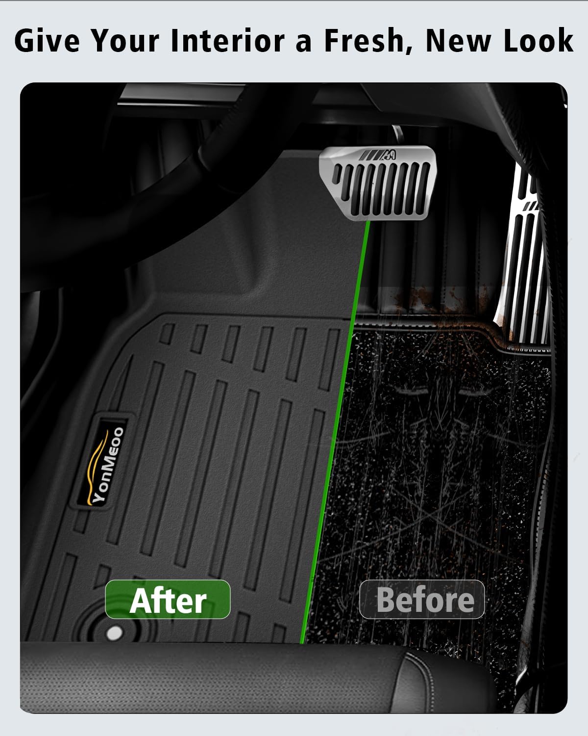 Floor Mats & Trunk Mat Custom Fit for Toyota Camry 2025 (Include Hybrid) All Weather TPE Rubber Cargo Liner Anti-Slip Full Set Automotive Floor Liners for Camry Accessories