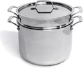 BergHOFF Professional 18/10 Stainless Steel Tri-Ply 3Pc Steamer Set, Induction Cooktop Ready, Fast, Evenly Heat, Oven Safe