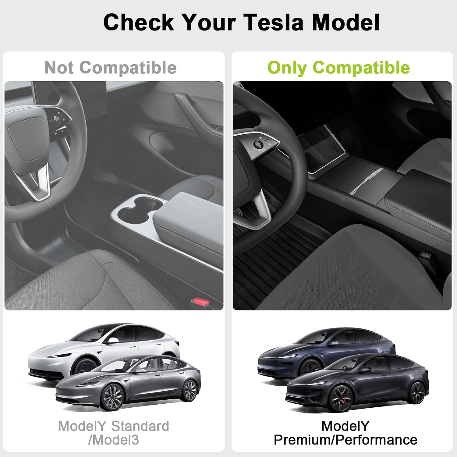 Floor Mats for 2025 2026 Tesla Model Y Juniper, 8PCS All Weather Full Set Cargo Liners Accessories, 3D TPE Odorless Trunk Frunk Rear Mats & Trunk Sill Guard for 5-Seater (Not Fit 7-Seat & Standard)