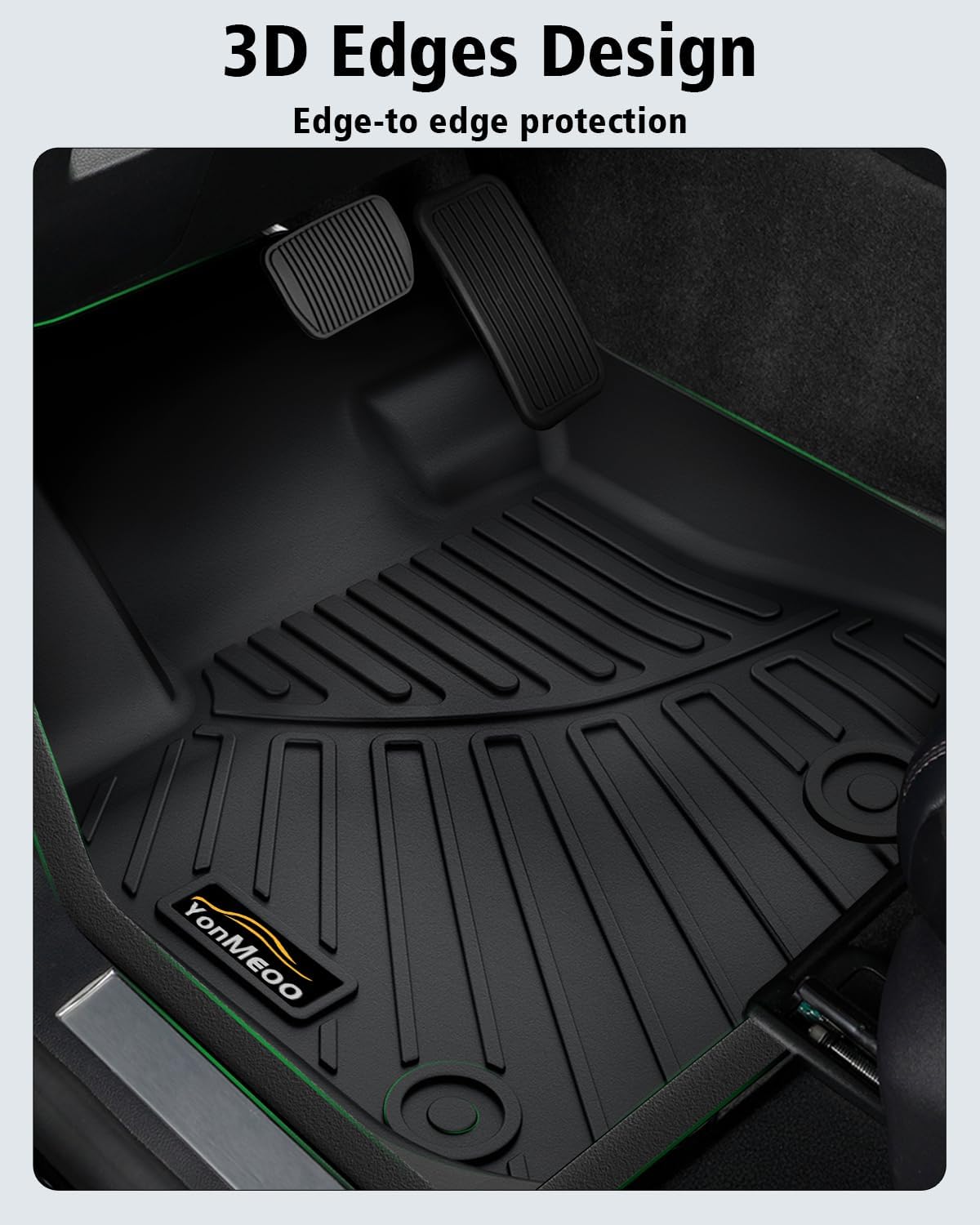 Floor Mats Custom Fit for BMW X3 2025 2026 M50/30 xDrive Trunk Mat with Backrest Mat All Weather TPE Rubber Cargo Liner Anti-Slip Full Set for BMW X3 Accessories (Trunk Mat+Backrest Mats+Floor Mats)