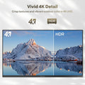 SYLVOX Outdoor TV with Wall Mount & Soundbar, 75' Full Sun TV 2000 Nits, Ultra-Narrow Bezel, 4K Smart Television, IP56 Waterproof, Dual Speakers, for Poolside, Yard, Business (Frameless Pro Series)