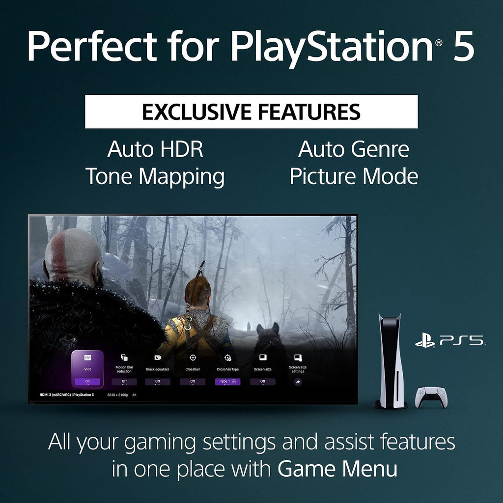 Sony OLED 83 inch BRAVIA XR A80L Series 4K Ultra HD TV: Smart Google TV with Dolby Vision HDR and Exclusive Gaming Features for The PlayStation® 5 XR83A80L- 2023 Model,Black
