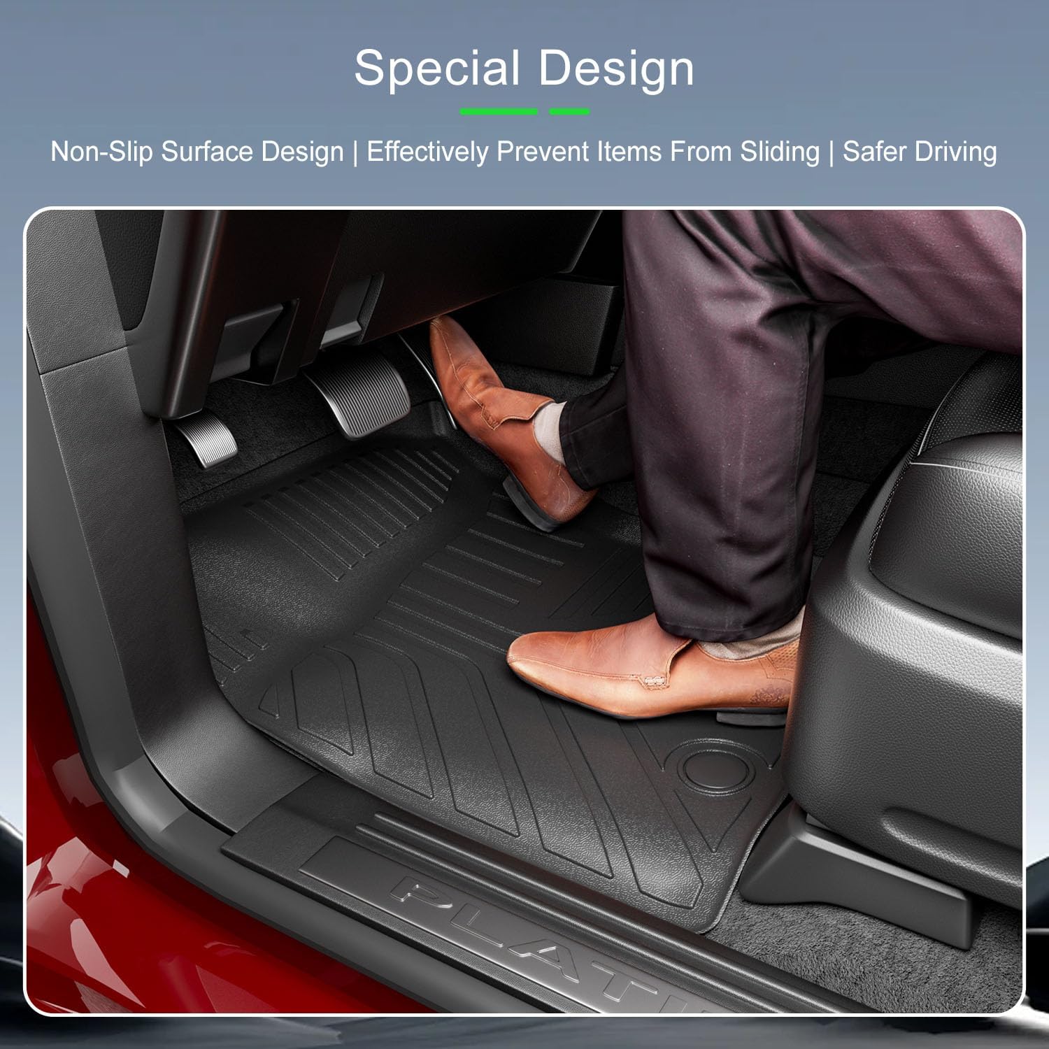 xipoqix 7-Seat Floor Mat Compatible with 2003-2017 Ford Expedition Floor Liner Lincoln Navigator Electric Replacement for 2003-2017 Ford Expedition Accessories (Trunk Mat+3rd Backrest Mats+Floor Mats)