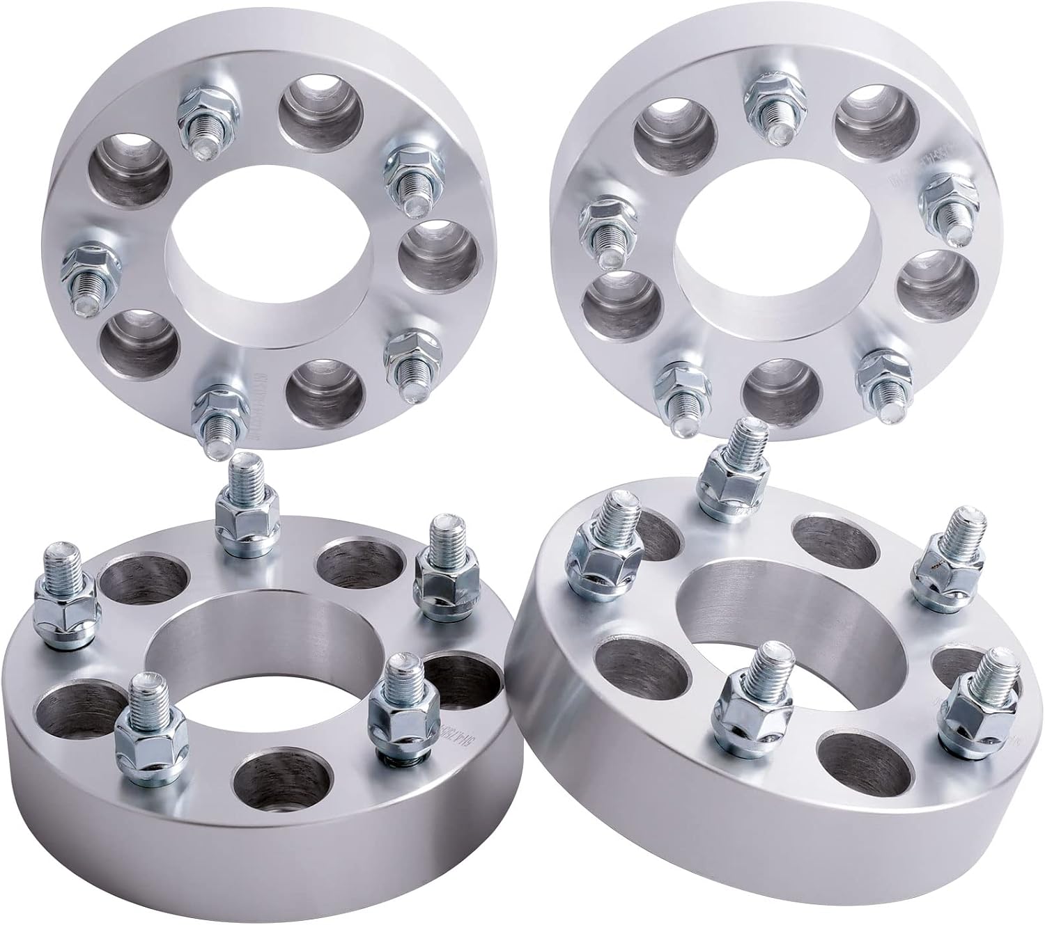 4PC 5x115 to 5x120 Wheel Adapters 1.5 Inch with 14x1.5 Studs Compatible with Dodge 5 Lug for 2004-2008 Magnum | 2006-2022 Charger | 2009-2022 Challenger (Adapt 5x120 Rim on 5x115 Vehicle)