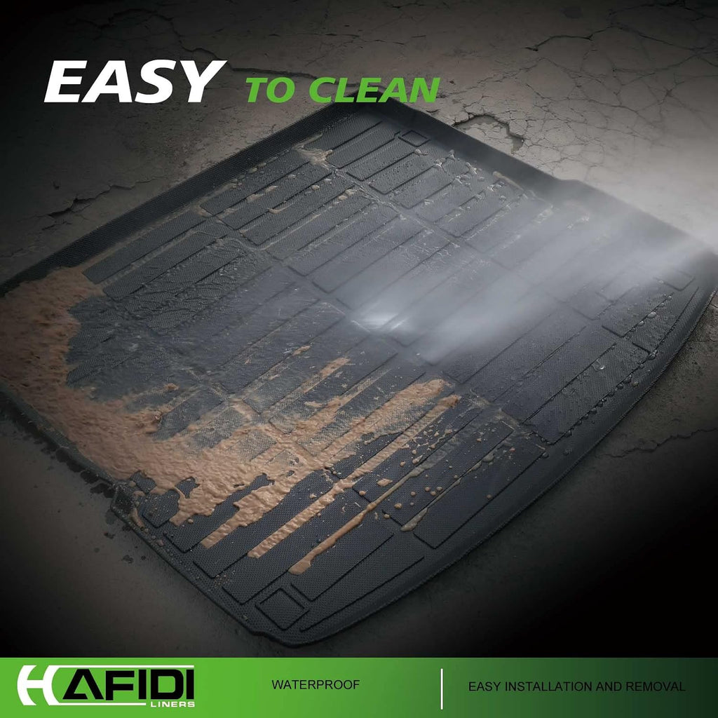 Automotive Floor Mats & Cargo Liner for Hyundai Tucson 2022-2026 All Weather Protection Full Set- Black