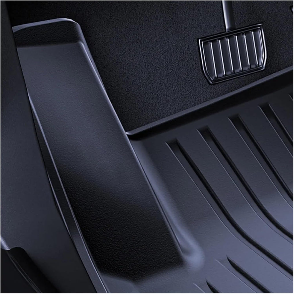 Floor Mats 2024 Compatible with Tesla Model 3 Highland,TPE All Weather Protection Cargo Liner Floor Mats and Cargo Trunk Mats Accessorie(Trunk 5pc)