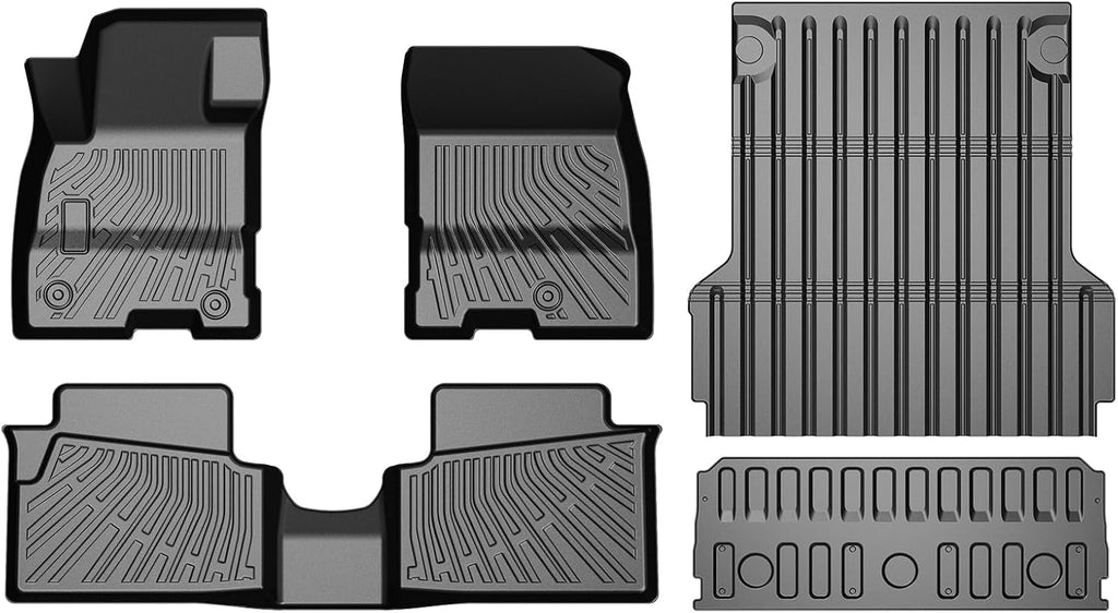 Maverick Floor Mats - Car Mats for Ford Maverick Hybrid 2022-2025 2026, All Weather Floor Mats and Tailgate Mat with Truck Bed Mat for Maverick Accessories, Heavy Duty Rubber Mats