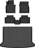 Floor Mats & Cargo Liner Set Custom Fit for Mazda CX-30 2020-2024 2025, All Weather Protection for Car Mats Anti-Slip TPE Odorless Floor Liners Mazda CX-30 Accessories Waterproof Trunk Mat, Black