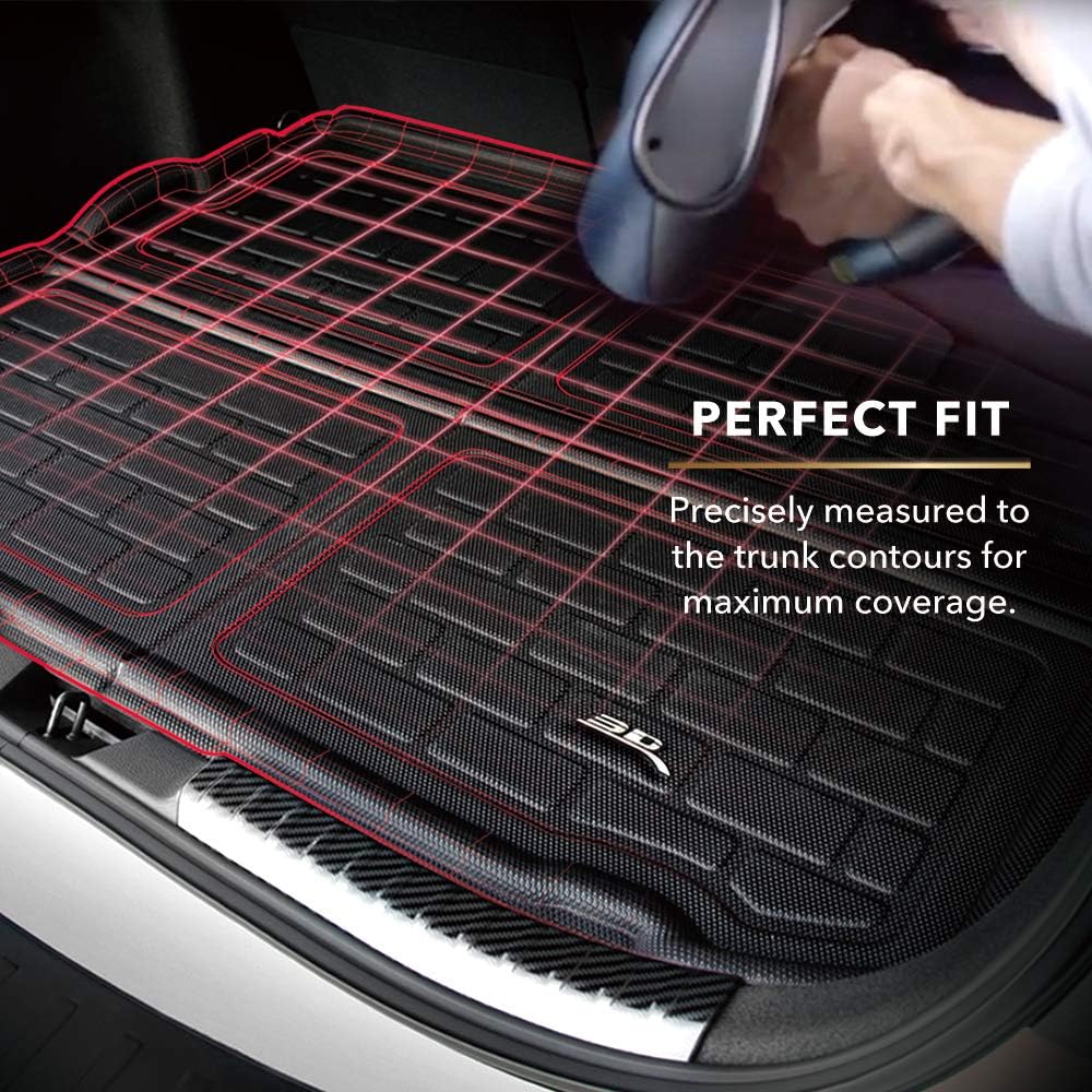 3D MAXpider Kagu Cargo Liner (Black) Compatible with Chevrolet Equinox EV 2024-2026 - Cargo Liner