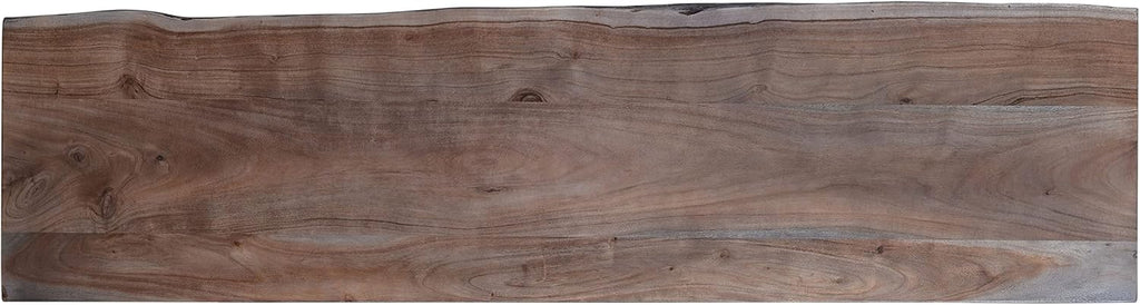 Jofran Nature's Edge 72' Farmhouse Dining Table - Solid Wood Counter Height Dining Table for Modern Homes, Slate