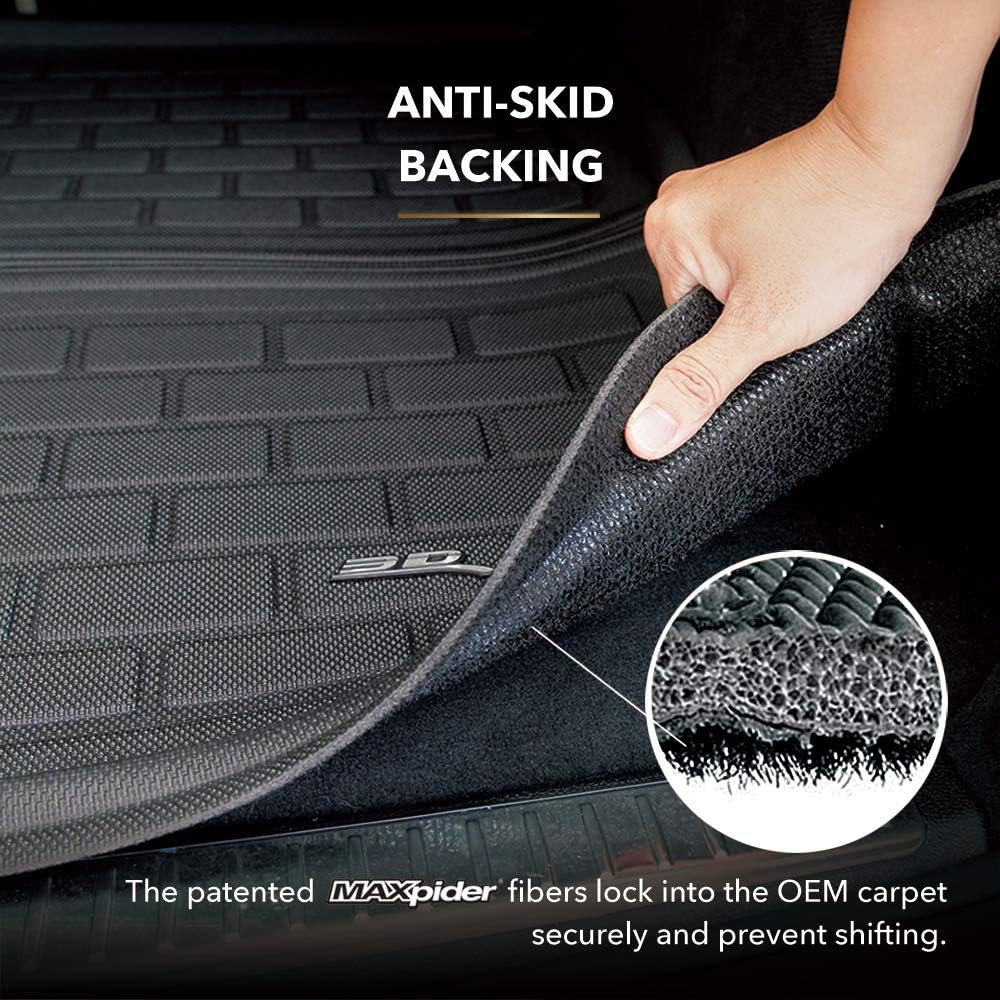 3D MAXpider Kagu Cargo Liner (Black) Compatible with Chevrolet Equinox EV 2024-2026 - Cargo Liner