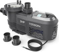 Aquastrong Variable Speed Pool Pump In/Above Pool Pump Energy Efficient High Flow Powerful Self Primming Swimming Pool Pumps with Filter Basket,Matta Black